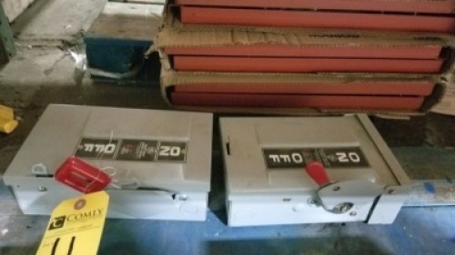 GE Heavy Duty Safety Switch Box 30 AMP, 10/7.5 HP