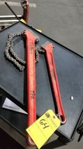 Asst Ridgid H/D Chain Wrench 2 1/2" / 3"