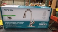 Pull Down Kitchen Faucet w/ Dual Spray