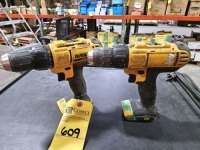 DeWalt Assorted Cordless Drills (No Battery, No Chargers)