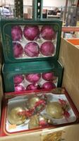 Mercury Gold & Pink Christmas Balls