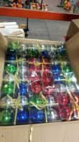Asst 12 Packs Christmas Balls 12(12) (Plastic)