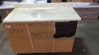 48" Vanity w/ Marble Top (Dark Sable)