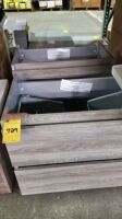 30" Wall Hung Cabinet (No Top) (Gray)
