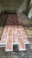 42 1/4" x 12 3/5" x 1 1/4" Artificial Brick Siding (Pcs)