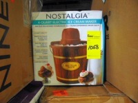 Nostalfgia 4 QT Electric Ice Cream Maker