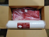 19" x 20" Rounded Back Seat Cushion Foam Insert (Pair)