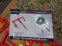 Great Bear Ratchet Binder & 5/16" 20' G70 Chain w/ 2 Chains (Set) (Unused)