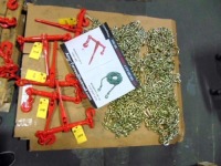 Great Bear Ratchet Binder & 5/16" 20' G70 Chain w/ 2 Chains (Set) (Unused)