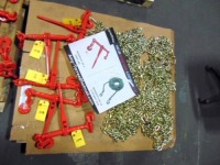 Great Bear Ratchet Binder & 5/16" 20' G70 Chain w/ 2 Chains (Set) (Unused)