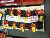 Unused 5/16" 7' G80 Chain Sling Double
