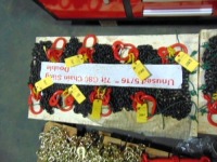 Unused 5/16" 7' G80 Chain Sling Double