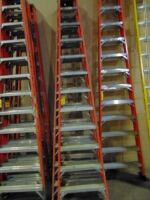 Werner 12' Fiberglass A Frame Ladder