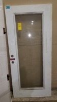 Full Glass Steel Door, 36"
