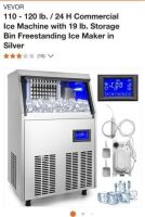 Vevor S.S. Ice Maker(110 Lbs.)