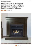 Tabaco Compact Gas Fireplace Mantel (PHCPD-2T)