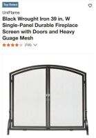 Uniflame 39" x 33" Fireplace Screen
