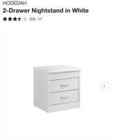 HI 917N-G White Nightstand