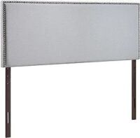 Modway Full Nailhead Upholstered Headboard (Grey)