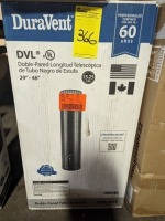 DBI Wall Black Stove Pipe 29" - 46"