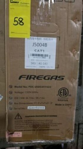 Fire Gas Range Hood , m/n: FGS-USD24Y75CC