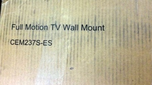 Full Motion TV Wall Mount, m/n: CEM237S-ES