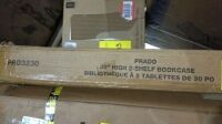Prado 30" High 2 Shelf Bookcase (PRD3230)