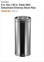 6" Triple Wall All Fuel Diameter 36" Length