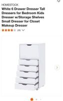 Homestock 6-Drawer Kids Dresser / Makeup