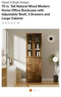 Display Cabinet (Walnut) 41.14 x 14.57x 11.22