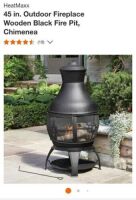Heatmaxx Wood Fire Pit Chiminea
