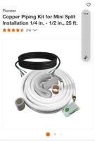 TCool Line Set 1/4" x 3/8" x 1/2" x 25' Flare