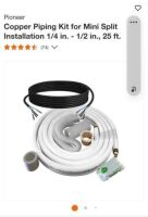 TCool Line Set 1/4" x 3/8" x 1/2" x 25' Flare