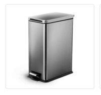 Stainless Steel Step on Kitchen Trash Can, 4.4 Gallon