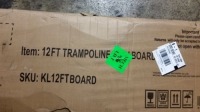 12' Trampoline (KL12FTBoard) (Open Box) (Possible Missing Parts)