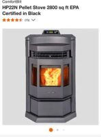 Comfort Bilt HP22N Pellet Stove (2800-Sq. Ft.)