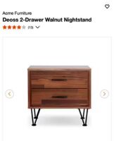 Acme Furniture Deoss Walnut Night Stand