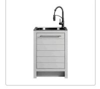 All In One 24' Laundry Sink Cabinet
