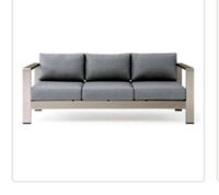 Three Seater Sofa (EEI-3917-SLV-GRY)