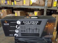 Hanging String Lights Pole Kit (Pole Kit Only)