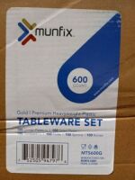 Munfix Tableware Set 600Pcs