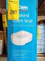 Raised Toilet Seat (Adds 5 1/2" of Height)