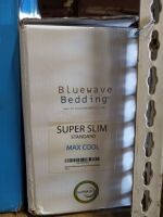 Blueware Bedding Gel Memory Foam Pillow Super Slim Max Cool