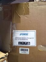 Powoxi 20 Watt Solar Battery Charger Kit