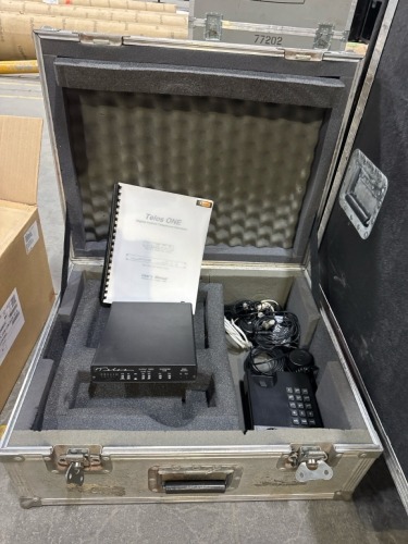 Telos One T-1 Modem, Phone & Case
