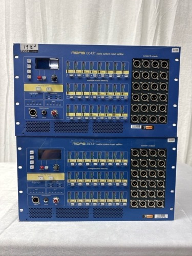 Midas DL431 Input Splitters