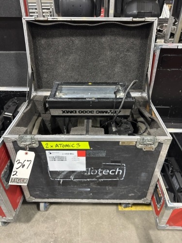 (Atomic 3000 DMX Strobe Lights w/ Case