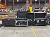 Road Cases w/ Assorted Cables