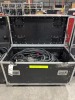 Road Cases w/ Assorted Cables - 12