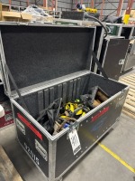 Road Case w/ (5) Hoists, Chains & Harnesses